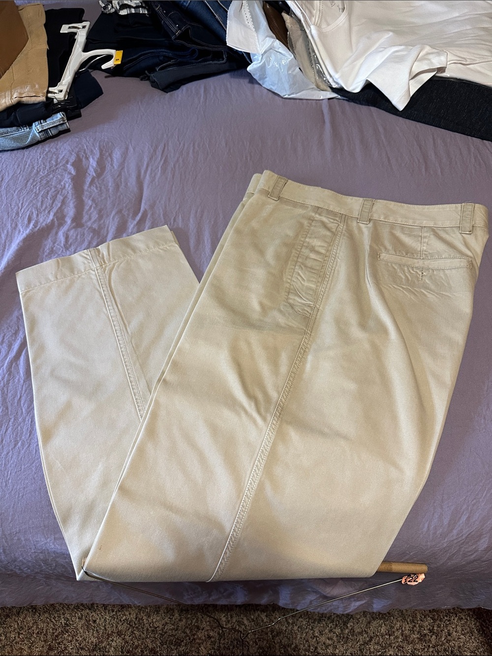 Men's Classic Beige Chino Pants